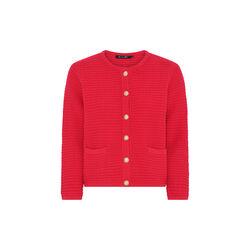 Structure Spring Knit, lipstick red, Micha