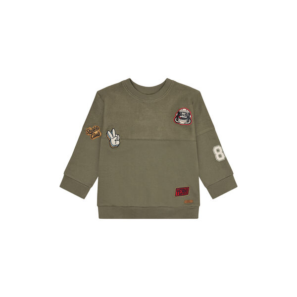 HCSejer Cross Terry O-neck, turtle, Hust & Claire