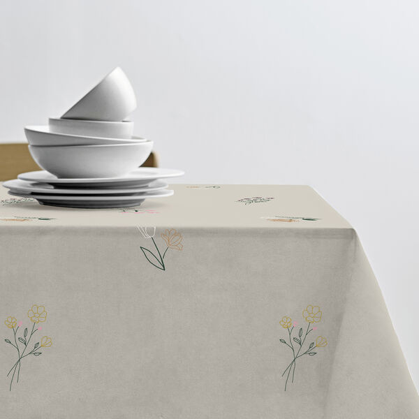 Charm Tablecloth, charm beige, Södahl