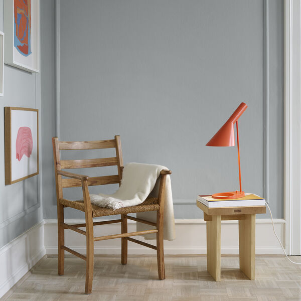 AJ Table Lamp, electric orange, Louis Poulsen