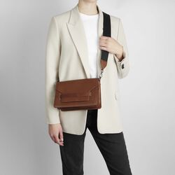 ArabellaMBG Crossbody Bag, chestnut w/black, Markberg