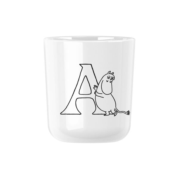 Moomin ABC Tasse A, moomin white, RIG-TIG