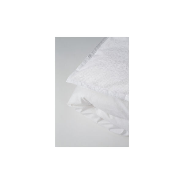 Seersucker Bed Linen, white, Geismars V&aelig;verier