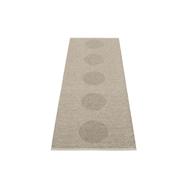 VERA 2.0 Rug, dark linen/linen, Pappelina