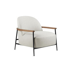 Sejour Lounge Chair mit Armlehnen, Flair Special 201/schwarz matt, GUBI