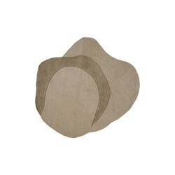 Optical Web gulvt&aelig;ppe, camel, Linie Design