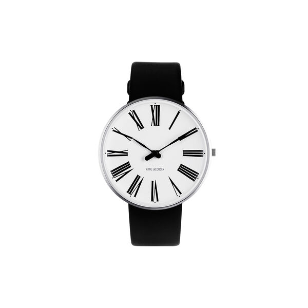 Roman Wrist Watch, white/steel/black Roman Wrist Watch, white/steel/black, Arne Jacobsen Watches
