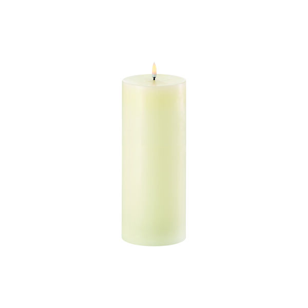 LED Pillar Candle 25 cm, ivory, Uyuni Lighting