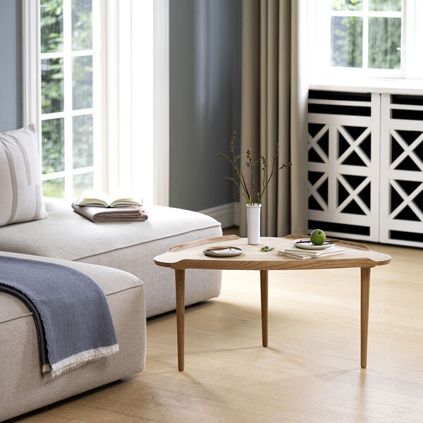 Nr. 55 Tisch, weiß geöltes eichenholz, Aakjaer Furniture