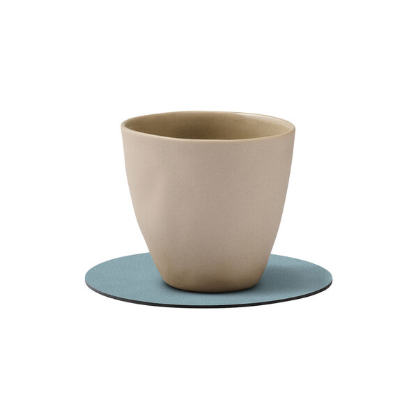 Nupo glass mat Circle, light blue, LIND DNA