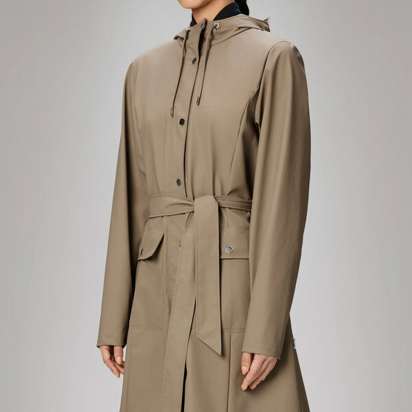 Curve Long Jacket, beige Curve Long Jacket, beige, Rains