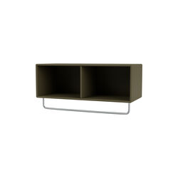 COAT Shelf with Clothes Rack, 139 oregano, Montana Furniture