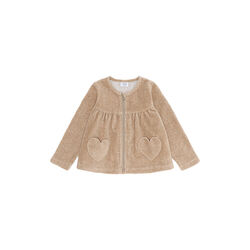 Hcsicillia Ottoman Velour Solid O-Neck, biscuit, Hust & Claire