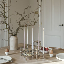 STOFF Nagel Kerzenhalter x 1, chrom, STOFF Nagel