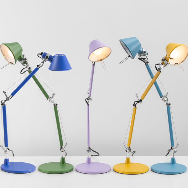 Tolomeo Micro Table Lamp, blue klein, Artemide
