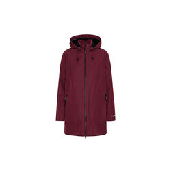 Raincoat, maroon banner, Ilse Jacobsen Hornbæk
