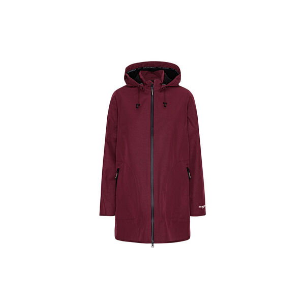 Raincoat, maroon banner Raincoat, maroon banner, Ilse Jacobsen Hornbæk