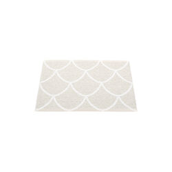 Kotte Plastic Rug, fossil grey/white, Pappelina