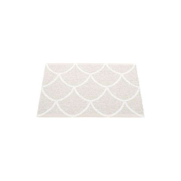 Kotte Plastic Rug, fossil grey/white, Pappelina