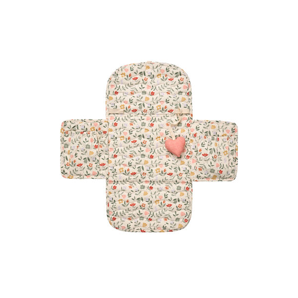 River Changing Mat, flower market, Dear April