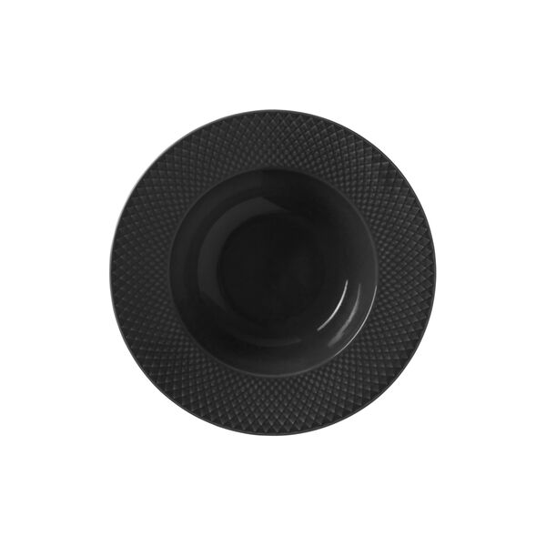 Rhombe Earth Soup plate &Oslash; 24.5 cm, slate, Lyngby Porcel&aelig;n