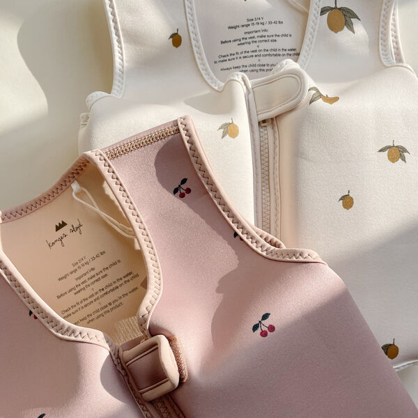 Neopren-Schwimmweste, lemon, Konges Sl&oslash;jd