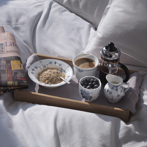 Musselmalet Gerippt tiefer Teller &Oslash; 17 cm, Royal Copenhagen