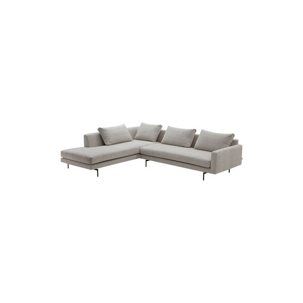 Edge V2 sofa med venstrevendt chaiselong, soft 02, Wendelbo