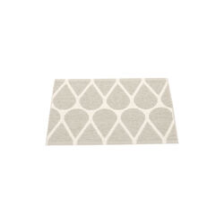 Otis Plastic Rug, linen/ vanilla, Pappelina