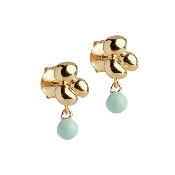 Nara Ball earrings, mint, ENAMEL Copenhagen