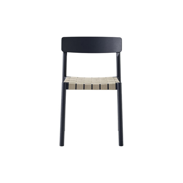 Betty TK1 Dining Chair, black/linen, &Tradition