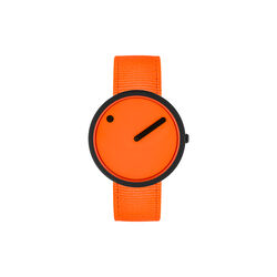 PICTO Wrist Watch, signal orange/matt black/signal orange, PICTO