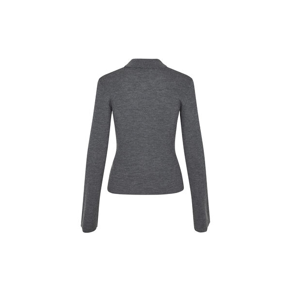 HirokiMD cardigan, dark grey melange, Modstr&ouml;m