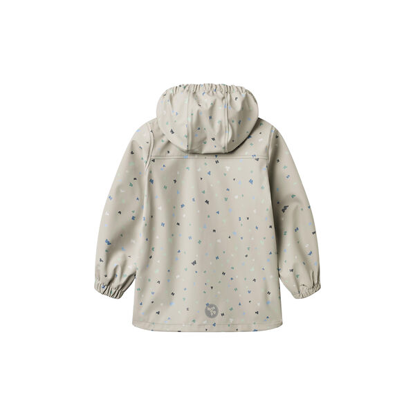 Rainwear Ollo jacke, light flint letters, Wheat