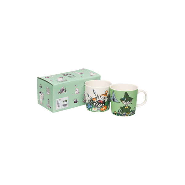 Moomin mug set Little My & Snufkin, Moomin Arabia