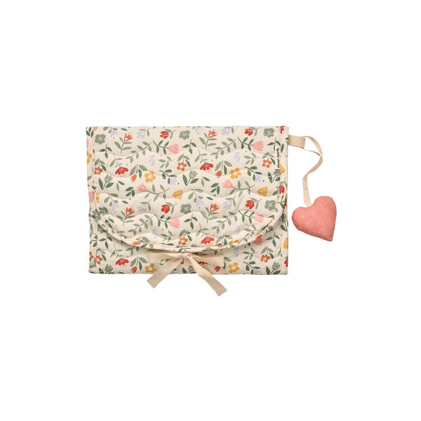 River Changing Mat, flower market, Dear April