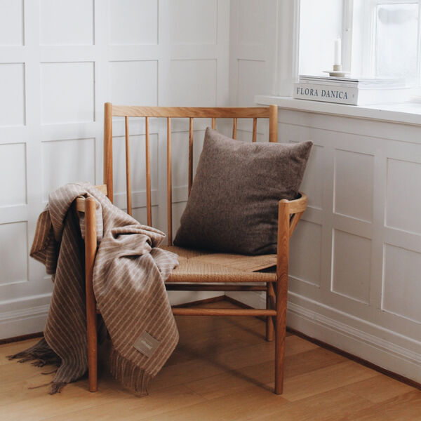 Stripes Throw, camel Stripes Throw, camel, ELVANG