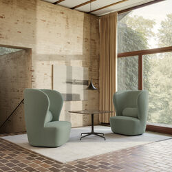 Semi Pendelleuchte SM1, matt schwarz, GUBI