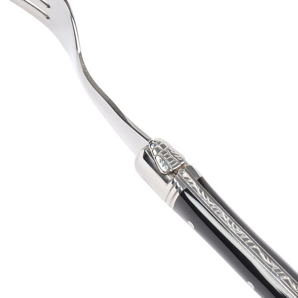 Steakgabel, black horn Steakgabel, black horn, Laguiole Tradition