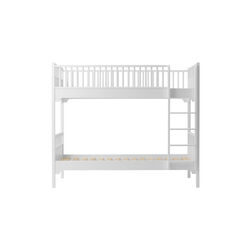 Seaside Classic Bunk Bed 90x200 cm with Vertical Ladder, Oliver Furniture