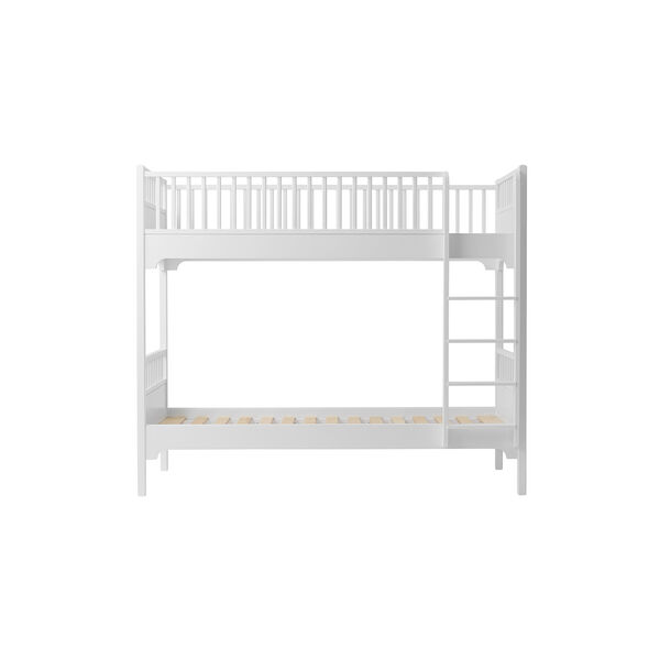 Seaside Classic Bunk Bed 90x200 cm with Vertical Ladder, Oliver Furniture