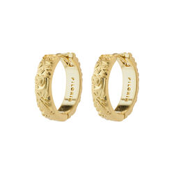 ELFRIDA Recycled Hoop Earrings, gold, Pilgrim