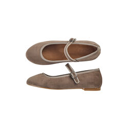 Mary Jane Ballerina, taupe, Atone