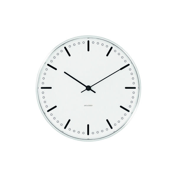 City Hall Wall Clock, Arne Jacobsen Clocks