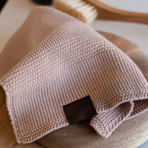 Knitted Cloth, husted violet, By LOHN