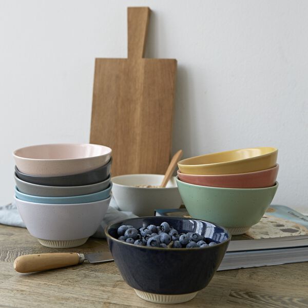 Colorit Schale &Oslash; 14 cm, gelb, Knabstrup Keramik