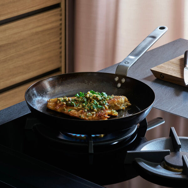 Bratpfanne aus Kohlenstoffstahl Ø 24 cm, Gastrotools