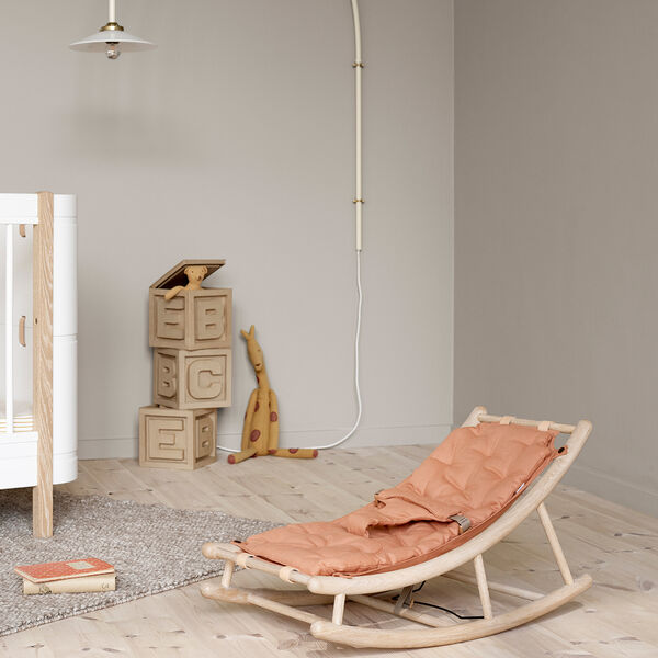 Wood Baby & Toddler Rocker, oak/caramel, Oliver Furniture