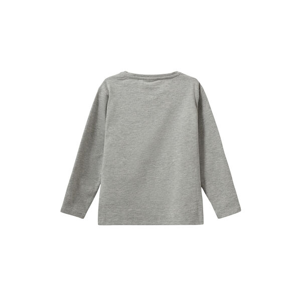 PenillaSK T-shirt Long Sleeve, grey melange, Sofie Schnoor