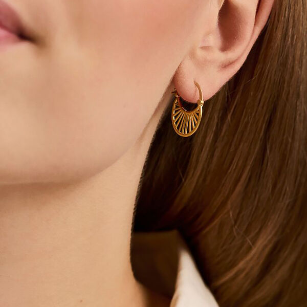 Small Daylight Ohrringe, gold Small Daylight Ohrringe, gold, Pernille Corydon Jewellery